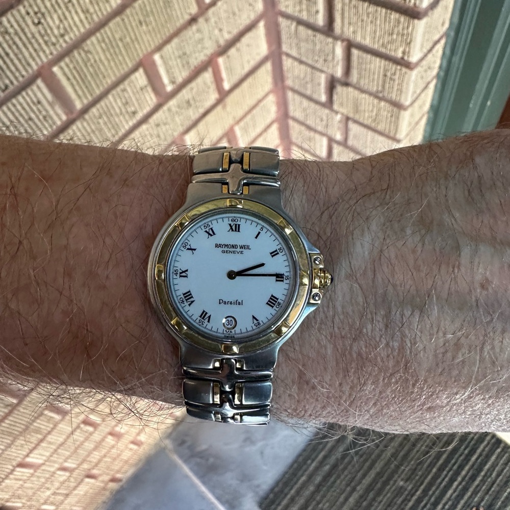 Raymond Weil Parsifal Silver and Gold Watch